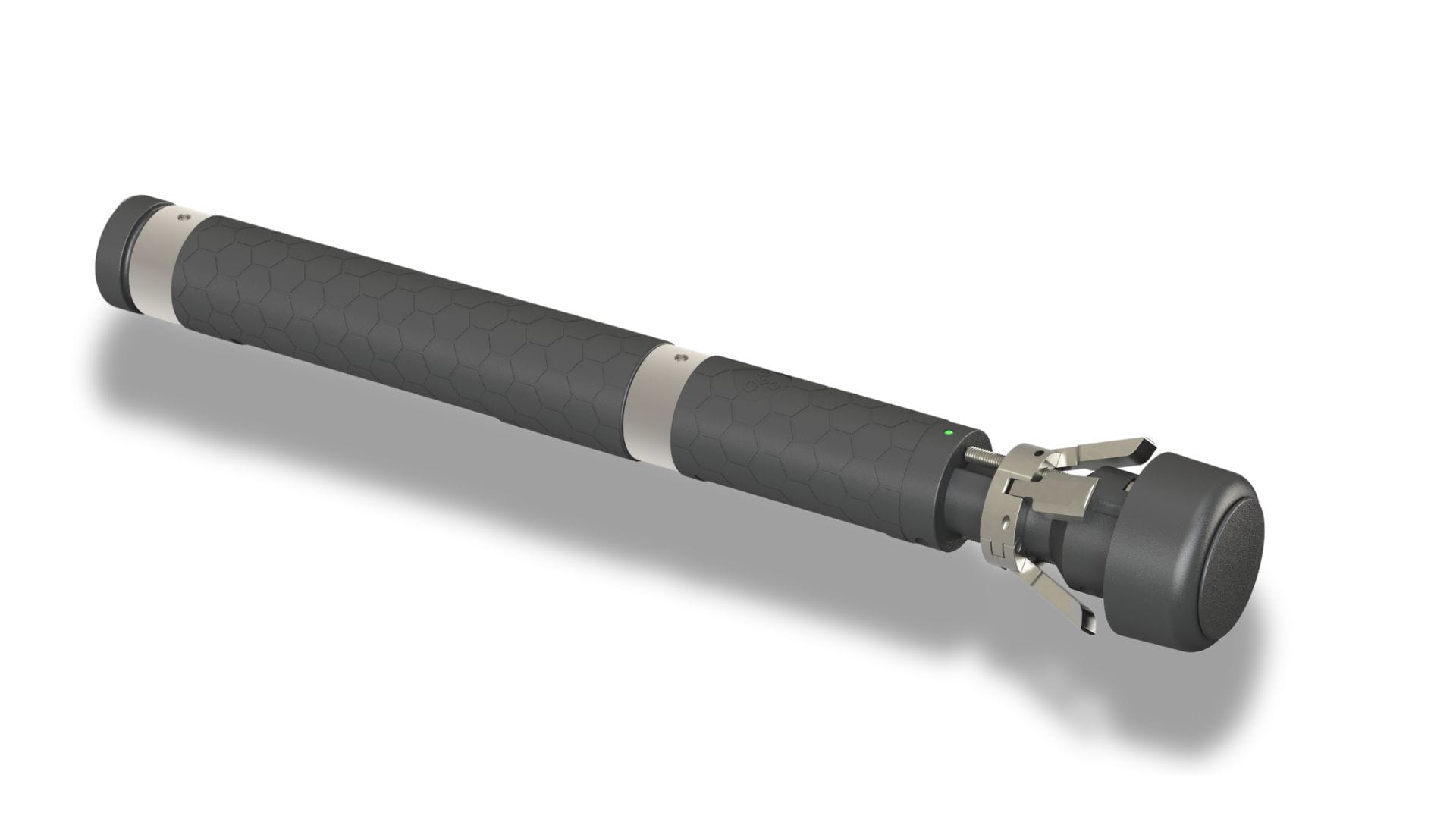 Illustration av BikeFinder G2-tracker och expansionsmekanism