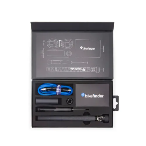 bikefinder tracker in open product box