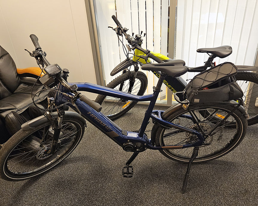 Stolen HaiBike recovered using BikeFinder tracker