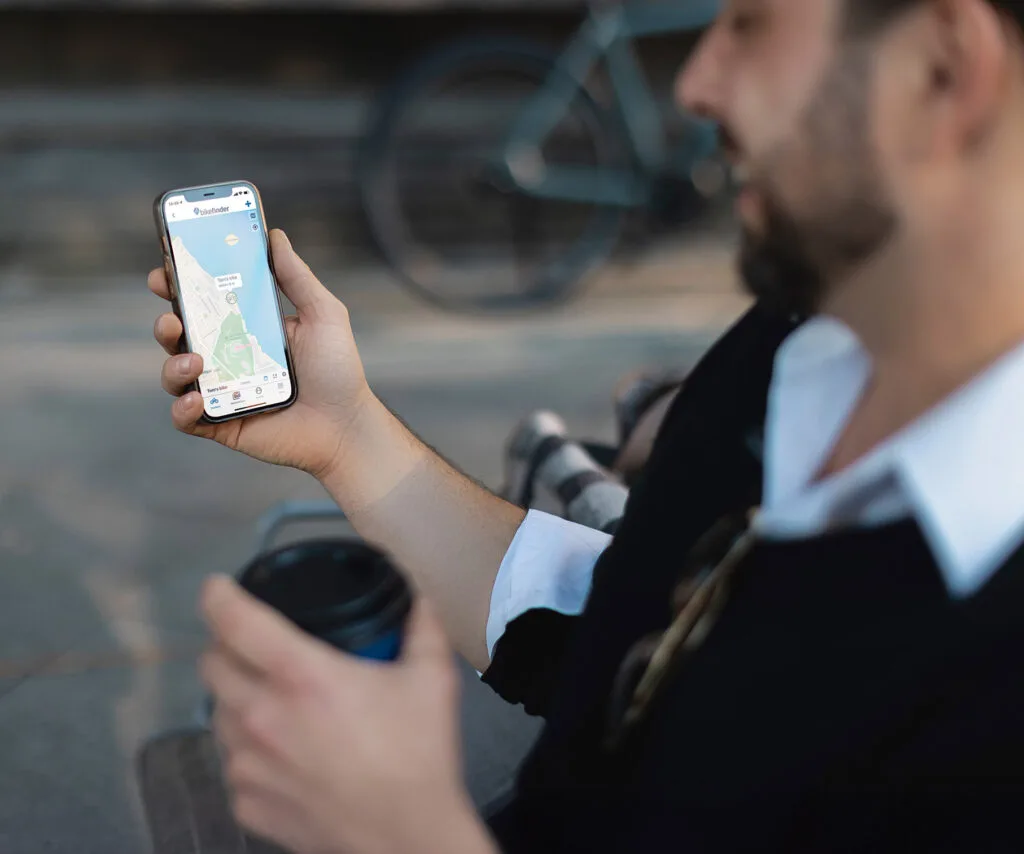 BikeFinder tracker, insurance og App. Gen2 Advanced - GPS-, Wi-Fi-, LTE- og Bluetooth-technology