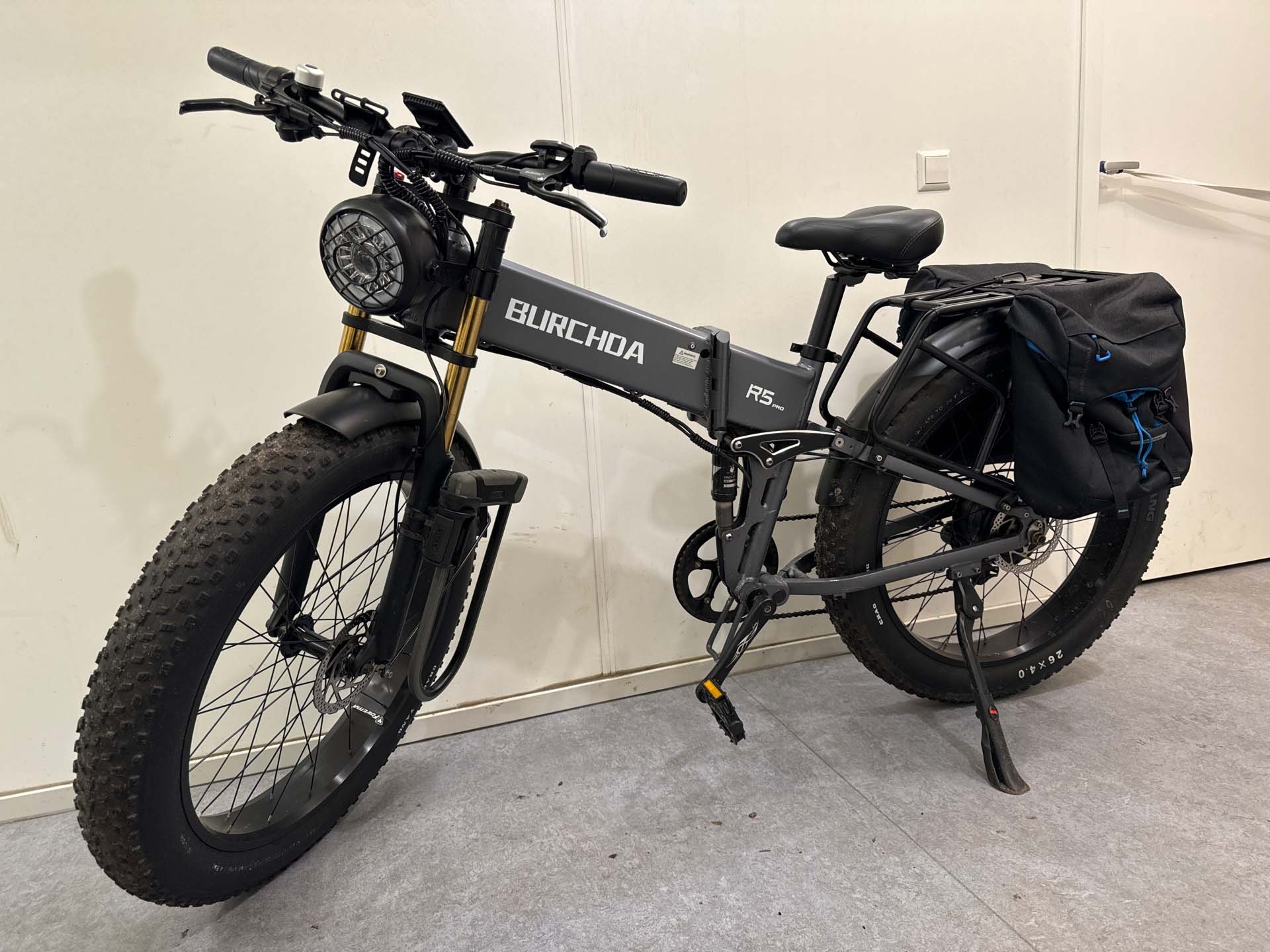 Stolen Burchda bicycle, recovered using BikeFinder tracking device